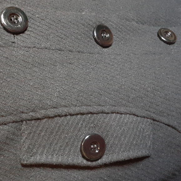 LeChateau Black Wool Coat Sz M  NWOT - Picture 3 of 15